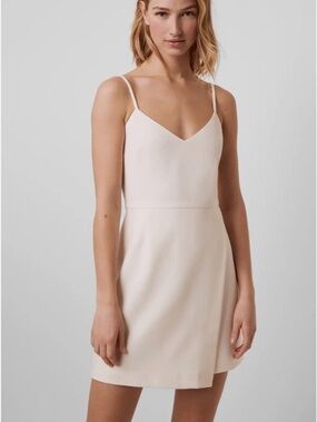 French Connection Demi Dress in white